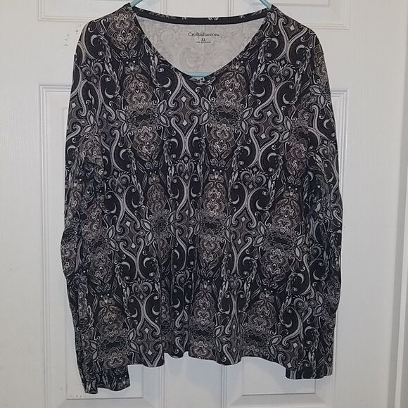 Croft & Barrow print top. Sz XL. NWOT - Picture 1 of 4
